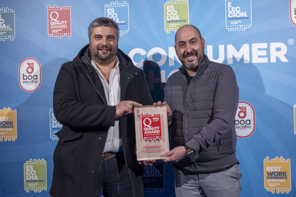 Quality Award 2026 Poupadores